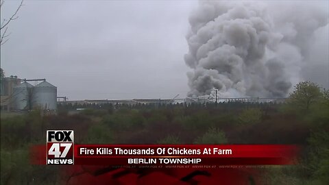 'Massive' fire at Ionia poultry farm out, no one hurt