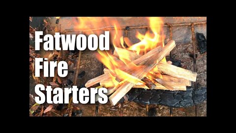 Fatwood Fire Starter Resin-filled Kindling Wood by Plow & Hearth Review