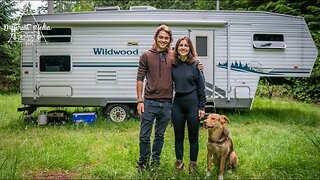 Couple Live in RV so they can Work and Travel!!