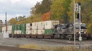 Norfolk Southern Intermodal Train Meet from Berea, Ohio October 21, 2023