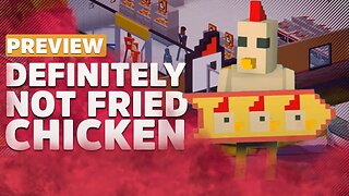 Definitely Not Fried Chicken é um jogo DIFERENTE de TUDO que você já jogou! | Preview