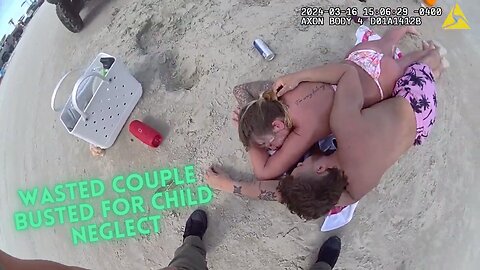Wasted Parents Fall Asleep On Beach And Kids Go Missing | Cops Arrest Drunk Parents That Lost Kids
