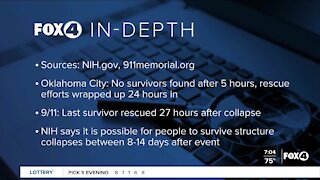 Statistics on finding survivors after a disaster