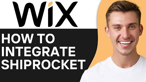 HOW TO INTEGRATE SHIPROCKET WITH WIX