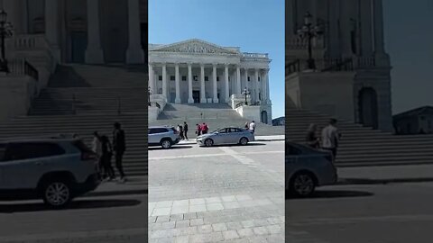 3/15/22- Nancy Drew in DC- Video 2- Cops Everywhere and Group of Kids at Capitol in T Man Hats