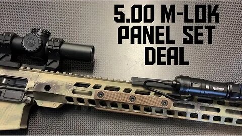 M-LOK Rail Panel & Optic Deals