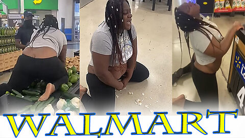 A Woman On That Narcotic in Walmart Crawling Over The Food