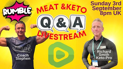 Carnivore and Keto Q&A Livestream