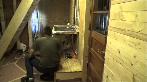 Started Framing The Kitchen Counter In My Tiny House S32