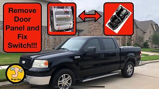 How To Remove Door panel And Replace Switch On Ford F-150