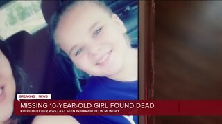 Missing Baraboo girl found dead; AMBER Alert canceled