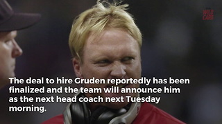 Jon Gruden Will Be The Next Coach Of The Oakland Raiders