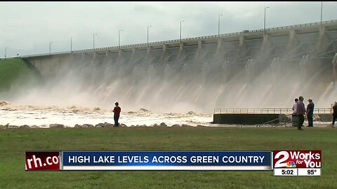 High Lake Levels across green country