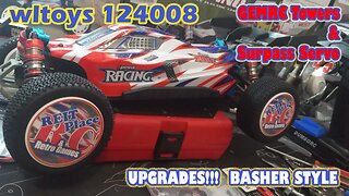 wltoys 124008 Bashin Upgrades Towers & Servo GEMRC Product Test