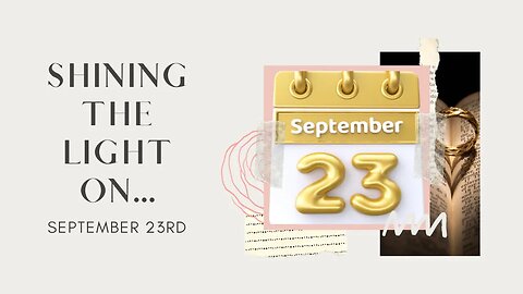 Shining the Light On… SEPTEMBER 23RD - Episode 24 @amberromaniuk