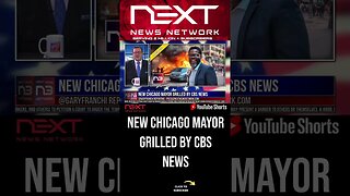 New Chicago Mayor GRILLED By CBS News #shorts