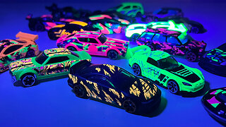 2024 Hot Wheels Neon Speeders Wave 1 - unique cars that glow under blacklight!