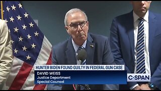 Special Counsel David Weiss Speaks On Hunter Biden Guilty Verdict