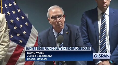 Special Counsel David Weiss Speaks On Hunter Biden Guilty Verdict