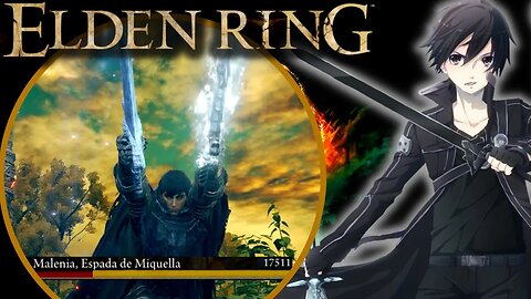 A BUILD DO ESPADACHIM NEGRO KIRITO EM ELDEN RING FICOU INSANA! 😍