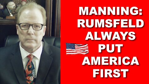 ALG on Newsmax: "Donald Rumsfeld Always Put America First"