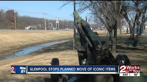 Glenpool military landmarks to relocate