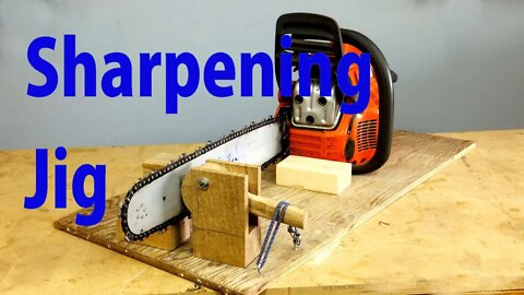 Build a Chainsaw Sharpening Jig - Chainsaw Sharpener