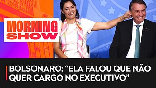 Michelle Bolsonaro será a sucessora da direita? Jair Bolsonaro responde