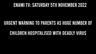 Urgent warning to UK parents as huge number of children hospitalised with deadly RSV virus.