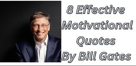 8 Rules For Success | 8 Best Lessons From Bill Gates | Bill Gates Motivational Speech | The Savage