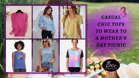 Gigi The Fairy | Casual Chic Tops To Wear To A Mother’s Day Picnic | Chic Fairy