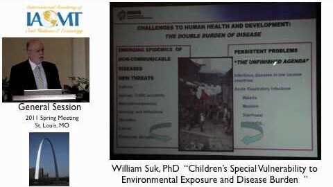 Dr.William Suk discusses children's vulnerability to environmental toxins IAOMT St. Louis 2011