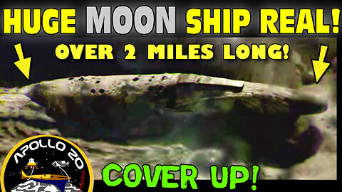 That Huge MOON Ship is Real!