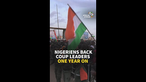 NIGERIENS BACK COUP LEADERS ONE YEAR ON