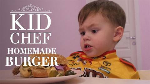 Kid chef: How (not) to make American burgers