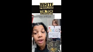 WHITE PRIVILEGE! Angry Black Woman Educates US. #SHORTS