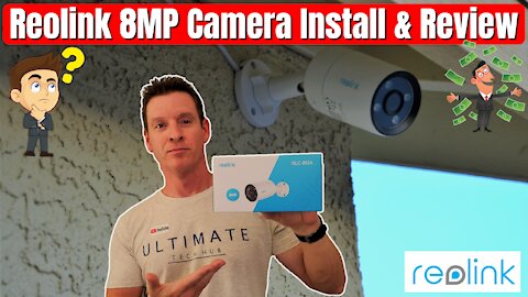 Reolink 8MP RLC-812A PoE Outdoor Bullet Camera 2021 Review | 4K