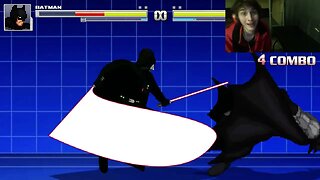 Batman VS Darth Vader From The Star Wars Series In An Epic Battle In The MUGEN Video Game