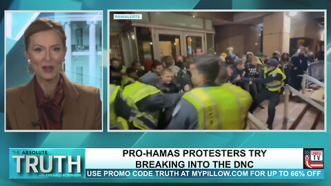 Pro-Hamas Protesters Try Breaking Into DNC