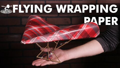 Epic DIY Wrapping Paper Plane