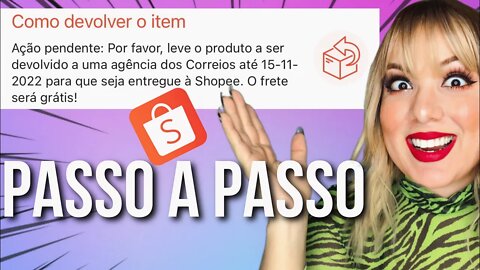 COMO DEVOLVER PRODUTOS NA SHOPEE E PEDIR O REEMBOLSO [PASSO A PASSO] dica rápida PELO APP