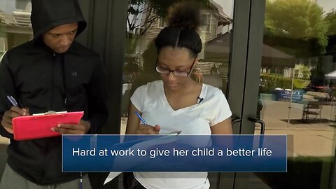 18-year-old Milwaukee teen hopes for brighter future for herself, her child at job fair