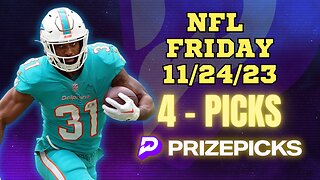 PRIZEPICKS | BEST PICKS WEEK 12 #NFL FRIDAY | 11/24/23 | PROP BETS | #BESTBETS | #FOOTBALL | TODAY