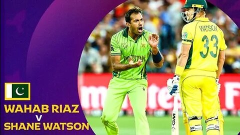 wahab riaz vs shane watson