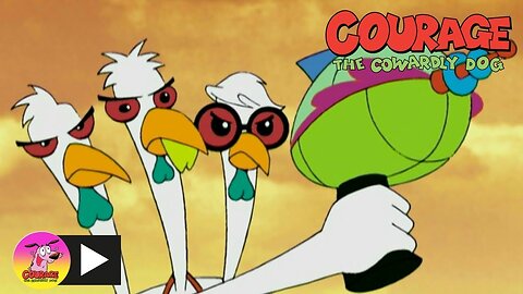 Courage The Cowardly Dog: Son of the Chicken from Outer Space | Cartoons