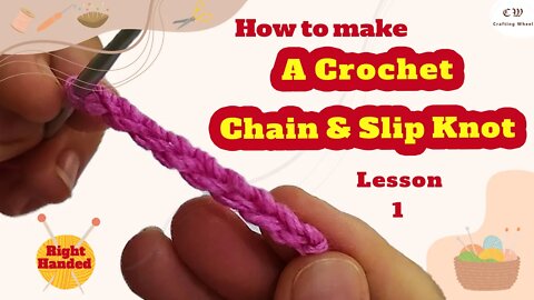 How To Make a Slip Knot & Chain (The Easy Way)