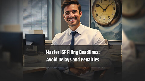 Mastering ISF Filing Timing: Avoid Delays and Penalties