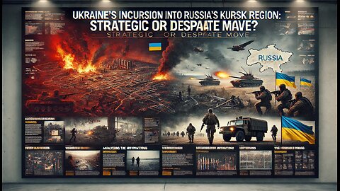 Ukraine's Incursion into Russia's Kursk Region: Strategic or Desperate Move?