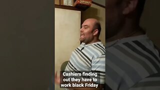 Cashiers on black Friday #shorts #shortsvideo