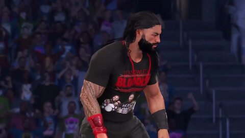 WWE 2K22 Roman Reigns vs Braun Strowman #bloodline